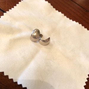 Sterling Silver Huggie Earrings